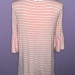 Reborn J Boutique Pink and White Bell Sleeve Top Photo 7