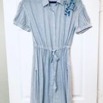 Susina pinstripe tie waist split skirt /coverup Size M Photo 2