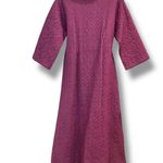 Vintage 60's Quilted Robe Womens Lrg Kodel Fiberfill Button Front Made In USA Purple Size L Photo 1