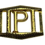 Maluro Made in France gold belt buckle vintage P Photo 0
