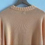 A New Day NWT Muted Orange Open Knit Crew Sweater Pullover XXL Photo 8