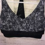 Under Armour  strappy black and gray sports bra low cut size small workout bra​​​ Photo 3