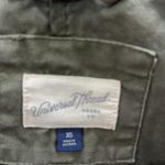 Universal Threads Universal Thread Cotton Olive Khaki 4 Pocket Cinch Waist Utility Jacket Women XS Photo 12