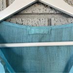 CP Shades  Linen Tunic Top 100% Linen Light Blue Size Small Photo 1