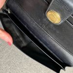 Coach  1941 Black Leather Bifold Snap Closure Long Wallet Signature C Stripe Photo 5