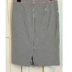 J.Crew   NO 2 PENCIL SKIRT seersucker striped with neon edge size 0 Photo 3
