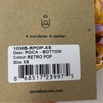 Stone Fox Swim Roca Bikini Bottom Retro Pop Cheeky Colorful Floral Sexy Size XS Photo 7