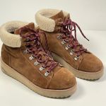 Sam Edelman Franc Round-toe Hiker Ankle Boot Toffee Brown Lace Up Size 8.5 Photo 2