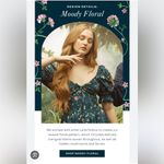 Hill House NWT  Ava Dress in Moody Floral Photo 6