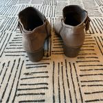 Bamboo  Beige Ankle Boot Block Heel Women's Shoe Size 10 Photo 4