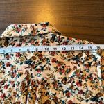 Natural Life  Corduroy Shirt Women’s Small Tan Floral Western Rodeo Cowgirl Warm Photo 6