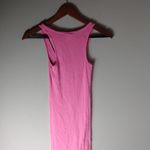 PINK - Victoria's Secret PINK XS Pink Long Ribbed Tank Top Photo 1