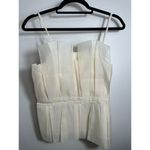 Cloud Ten  Bridal Cream Flirty Top Size Large Photo 2