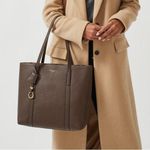 Radley London Museum Street Large Open-Top Tote in Dark Brown, NWT Photo 0