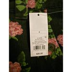 Wild Fable New Mini Skirt Size 4 Small Corduroy Floral Black Pink Green Cotton Photo 6