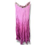 Chaudry by Anthropologie Pink Ombre Embellished Asymmetrical Skirt | Size S NWT Photo 5