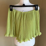 Vestique Lime Green Pleated shorts nwt Photo 0