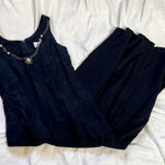 SUBTLE Vintage Maxi Dress Black Necklace Gown Sleeveless 8 Medium Photo 0