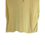 Browning Shirt Womens XL Yellow Short Sleeve Crew Neck Embrodered Deer Logo Top Photo 3