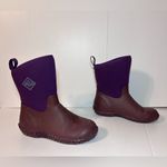 MUCK Boot Company purple waterproof rain Muckster II mid boots women size 6 Photo 1
