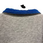 90s Vintage grannycore reversible sweatshirt jacket, gray and blue, Size XL Photo 5