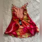 White Fox Boutique NWT Roman Mini Dress Tropical Bloom Photo 3