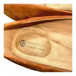 Giani Bernini NWOB Women's Brown Faux Suede Foam Slip-On Wedge Heel Shoes 6M Photo 3