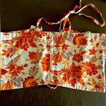 Free People  Intimately Halter/Bandeau Top.100% Cotton Floral.Size Med. Photo 0