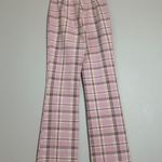 I am gia i.am.gia Pink Plaid Pants Photo 5