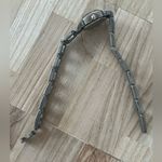 Charles Delon Vintage Ladies Watch Black Dial Stainless Bracelet Beveled Crystal Silver Photo 7