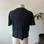 Victoria Emerson AVIATOR NATION BASIC BOYFRIEND TEE- IN BLACK Photo 2