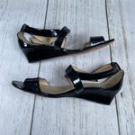 Jimmy Choo Chiara Patent Criss Cross Strappy Demi Wedge Sandal Photo 8