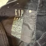 Gap Vintage Slim High Rise Corduroy Pants Black Womens Size 29 8R Photo 2