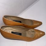 Stuart Weitzman Vintage Y2K 90s Old Money Yellow Gold Point Capped Toe Heels 7.5 Photo 1