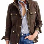 J.Crew Downtown Army Green Field Jacket. EUC. Photo 0