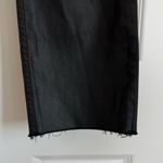 Abercrombie & Fitch  Curve Love Ankle Straight High Rise Coated Jeans Black 25/0 Photo 10