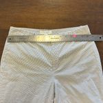 Banana Republic  Harrison pant 
tiny flare/ cropped 
Light blue pinstripe Photo 5