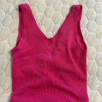 Out From Under Urban Outfitters Twist Pink Cropped Tank Top Photo 0
