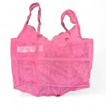 Gilly Hicks  hot Pink Lace Bralette Photo 4