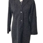 Derek Heart Women’s black white tweed button down blazer coat Sz Med Photo 0