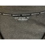 Dark Grey Very Soft Yoga Full Zip Funnel Neck XL Workout Athletic Athlesiure Gray Photo 3