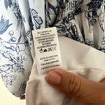 Hunter  & Brown Women's Blue Fleur de Etoile Smocked Empire Mini Dress Size XL Photo 4