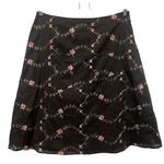 Gloria Vanderbilt  A-Line Skirt Women 14 Lined Embroidered Preppy Feminine Church Photo 0