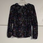 Marie Oliver  100% SILK LENNON BLOUSE MYSTIC ART MEDIUM BLACK Photo 1