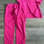Natural Uniforms Scrub Set Pink Size M Photo 0