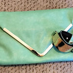 Imoshion  mint green envelope cross body clutch convertible Photo 0