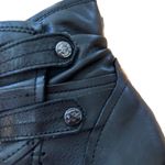 Cobb‎ Hill Rockport Leather Ankle Penfield Women’s Black Pleat Bootie Size 9.5 N Photo 8