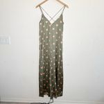 ZARA  Wide Leg Polka Dot Satin Jumpsuit Photo 4