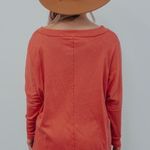 Hope's Pumpkin Orange Top Photo 3