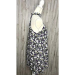 Lulus  Women's XS Black Floral Halter Swing Dress Short‎ Casual Photo 6